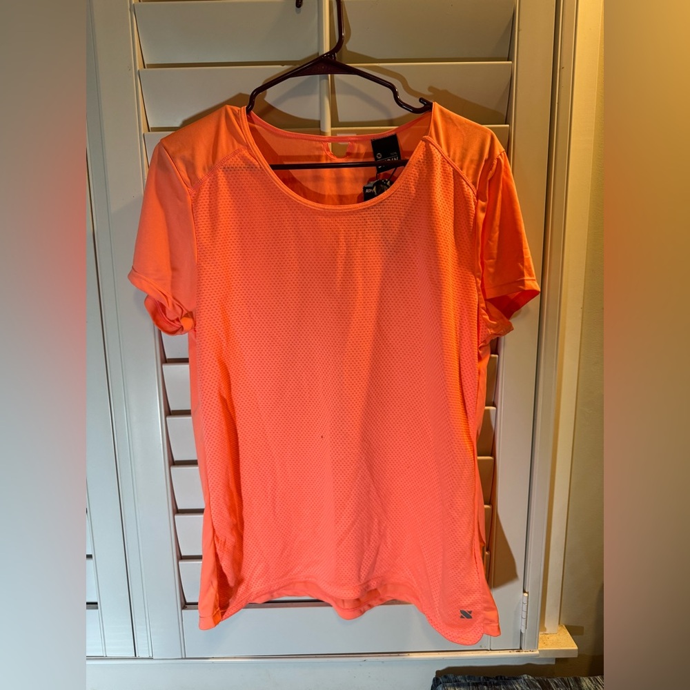 Vibrant Orange Short Sleeve Top